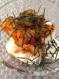 かぼちゃキムチ豆腐-レシピのメイン写真