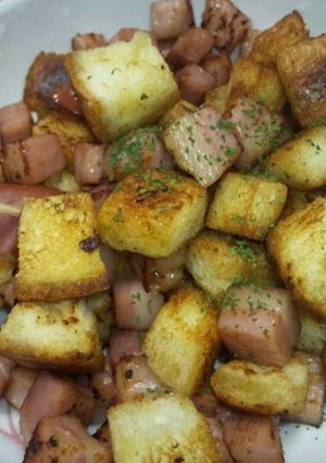 ベーコン&食パンの簡単おつまみ-レシピのメイン写真