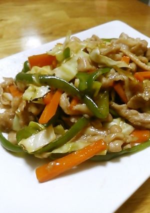 豚入り細切り野菜炒め-レシピのメイン写真