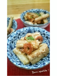 ＊簡単美味＊山芋とちくわの焼きびたし-レシピのメイン写真
