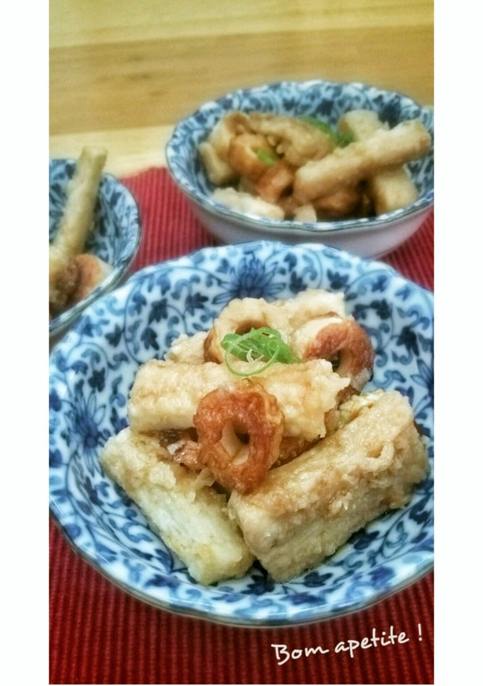 ＊簡単美味＊山芋とちくわの焼きびたし-レシピのメイン写真