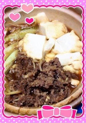 簡単すき焼き-レシピのメイン写真