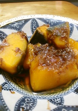 かぼちゃの梅おかか煮-レシピのメイン写真