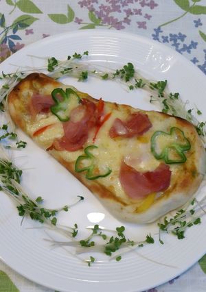 ♪ナンDEカレーピザ♪-レシピのメイン写真