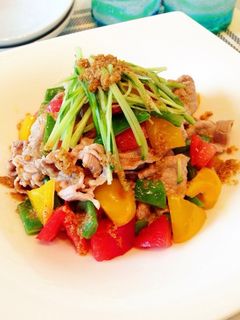 カラフル夏野菜の冷しゃぶサラダ-レシピのメイン写真