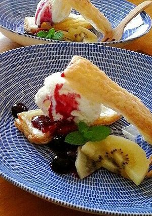 夏にピッタリ♪パイシートdeアイスサンド-レシピのメイン写真