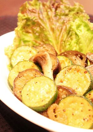ズッキーニとナスの簡単そてー(´ڡ`)-レシピのメイン写真