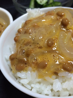 玉ねぎとたまごで フワトロ納豆-レシピのメイン写真