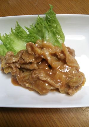 簡単！豚肉とキャベツの味噌炒め-レシピのメイン写真