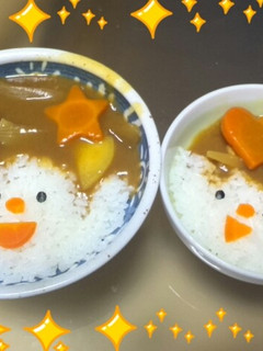 カレーでキャラ★モンチッチ-レシピのメイン写真