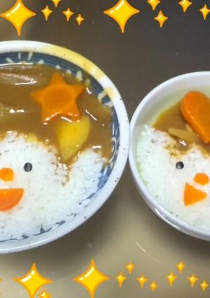 カレーでキャラ★モンチッチ-レシピのメイン写真