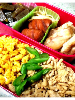 秘伝のタレ!そぼろ弁当-レシピのメイン写真