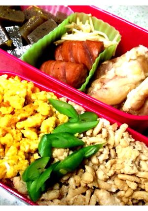 秘伝のタレ！そぼろ弁当-レシピのメイン写真