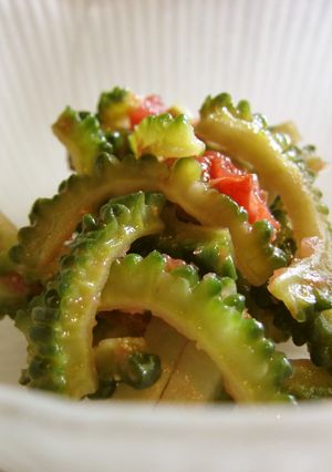簡単!ゴーヤの梅肉和え-レシピのメイン写真
