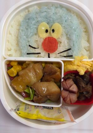 簡単♪ドラえもんキャラ弁-レシピのメイン写真