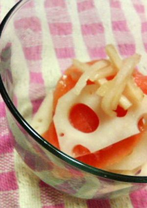 スモークサーモンとレンコンの☆生姜酢の物-レシピのメイン写真