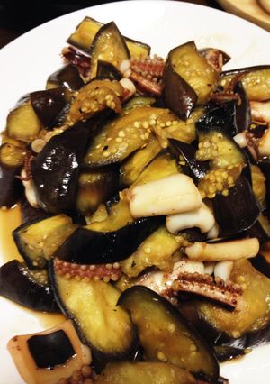 いかと茄子の炒め物-レシピのメイン写真