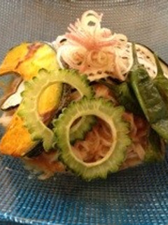15分でできて簡単!夏野菜のごま酢素麺-レシピのメイン写真
