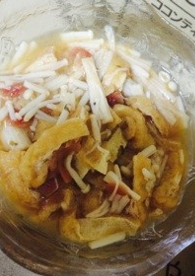 えのきと油揚げの梅煮-レシピのメイン写真