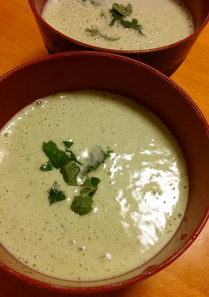 2分♡豆腐と紫蘇の和風ヴィジソワーズ-レシピのメイン写真