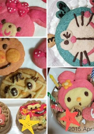誕生日ケーキデコに♡キャラクッキー-レシピのメイン写真