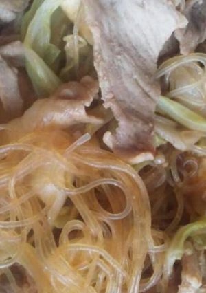 ナッツ春雨豚肉炒め-レシピのメイン写真