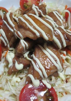 ひんやりこってり照り焼きチキン-レシピのメイン写真