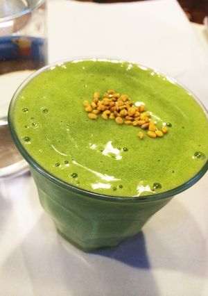 抹茶シェイク？！ホウレンソウのスムージー-レシピのメイン写真