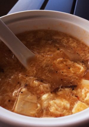 ホット＆サワースープ-レシピのメイン写真