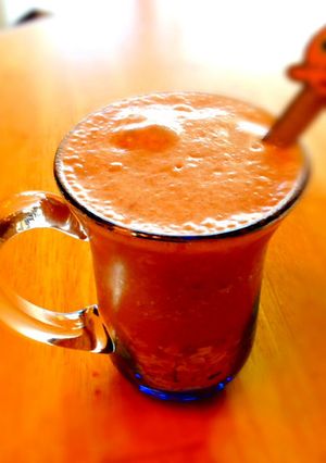簡単栄養満点カカオバナナスムージー-レシピのメイン写真