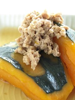 南瓜のそぼろ煮-レシピのメイン写真
