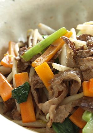 牛肉ともやしの炒め物-レシピのメイン写真
