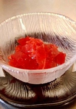★冷んやり！夏のお菓子のスモモのグミ★-レシピのメイン写真