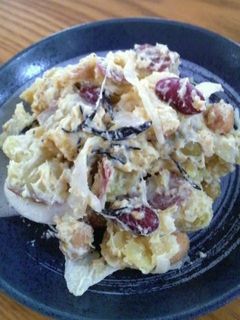 さつま芋と豆ひじきのサラダ-レシピのメイン写真