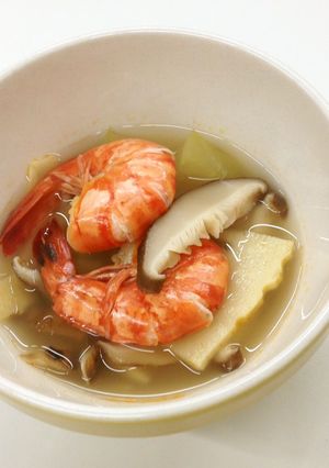 原木干し椎茸と海老と冬瓜のスープ-レシピのメイン写真