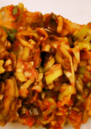 オーブンで、豚ロースのネギ焼き♪-レシピのメイン写真