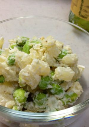 枝豆とじゃがいものクリチー和え-レシピのメイン写真
