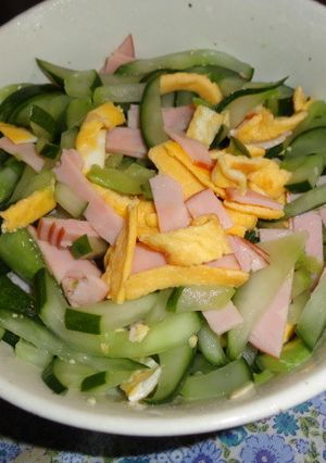 ごま風味の３色酢の物-レシピのメイン写真