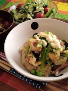 ダイエットにも♡ヘルシー豆腐丼-レシピのメイン写真
