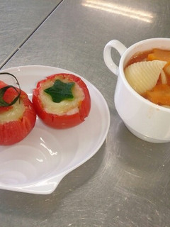 【簡単】おしゃれなトマトのファルシー-レシピのメイン写真