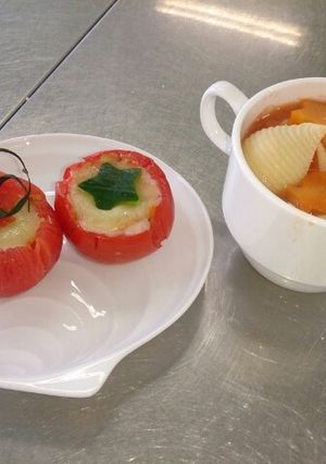 【簡単】おしゃれなトマトのファルシー-レシピのメイン写真