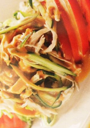 冷やしトマトの棒棒鶏-レシピのメイン写真