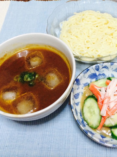超簡単!レトルトカレーで冷やしつけ麺♪-レシピのメイン写真