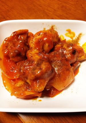ル・クルーゼ 鶏モモ肉ケチャップカレー煮-レシピのメイン写真