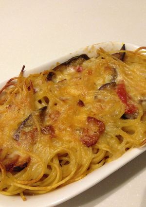 焼きチーズパスタ-レシピのメイン写真