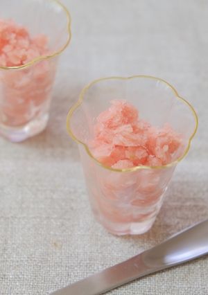 薄桃色　トマトと甘酒のグラニテ-レシピのメイン写真