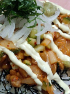 サラダな納豆キムチ丼-レシピのメイン写真