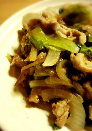 豚肉のハチミツ＆梅肉炒め-レシピのメイン写真