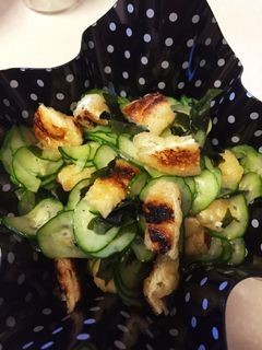 簡単♡きゅうりと油揚げの酢の物♡-レシピのメイン写真