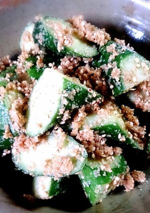 きゅうりの胡麻和え❀3分クッキング-レシピのメイン写真